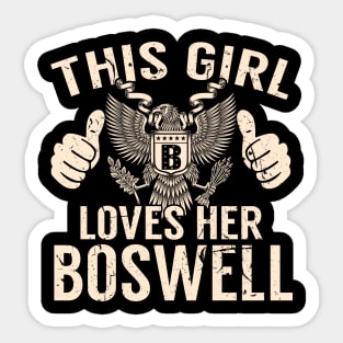 BOSWELL Sticker